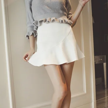 2015 Moda Yaz Tarzı Yetişkin Tutu Etek Kadın Artı Boyutu 7xl Yaz Casual A-Line Pileli Hepburn Yüksek Bel Etekler