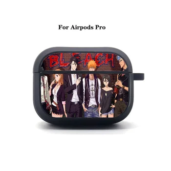 AirPods Pro Kulaklık çantası Anime Çamaşır Suyu AirPods Pro kılıf Kapak Apple Yumuşak Silikon Bluetooth Koruyucu kulaklık kutusu