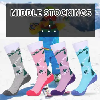1 Çift Toddler Uzun Tüp spor çoraplar Süper Yumuşak Sıkı Sıcak Tutmak Pamuk Kalınlaşmak Rüzgar Geçirmez Toddler Kış sıcak tutan çoraplar Çocuklar İçin