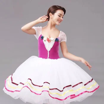 X2015 Bale Tutu Elbise Kız Profesyonel Dans Gümrük Bale Leotard Yetişkin Tutu Elbise Kadın Dans Giyim Mayoları Kızlar için