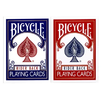 Bisiklet 2 adet / takım Binici Geri İskambil Kartları Mühürlü Güverte Poker Boyutu Sihirli Kart Oyunları Sihirli Hileler Sahne