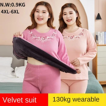 Şişman Kadın Kış Açık Kayak termal iç çamaşır Kalın Sıcak Uzun Kollu Don Çabuk kuruyan Alt Gömlek Pijama Giyim Seti