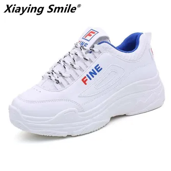Xiaying Gülümseme Bahar yüksek kaliteli Nefes kadın spor ayakkabılar Moda Yeni Tasarım kadın tenis ayakkabıları Hafif Esnek spor ayakkabı