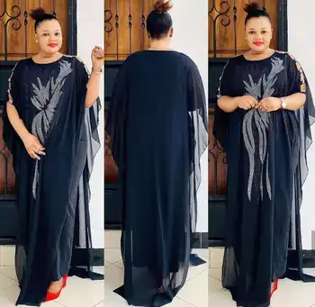2021 Afrika Elbiseler Kadınlar için Yeni Stil Klasik Afrika Dashiki Moda Gevşek uzun elbise Afrika Giysi Moda Abaya