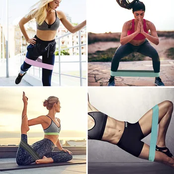 Spor antrenman direnç bandı Yoga Lastik Bant Kapalı Ve açık alan fitness ekipmanları Egzersiz Elastik Bant