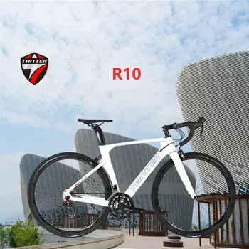 TWİTTER bisiklet R10 bukalemun UT / R8000-22S Çift V Brake700C karbon bisiklet yol bisikleti karbon bicicletas çakıl bisiklet велосипед