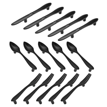 15 Adet Bıçak Kaşık Çatal Mutfak Dolabı Dolap Çekmece Çekme Kolları Kolları 3 inç Merkezden Merkeze