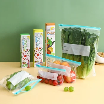 Wrap Plastik Ambalaj Poşetleri Gıda saklama çantası Kullanımlık Dondurucu Sandviç kilitli torba Mutfak Buzdolabı Gıda Koruma