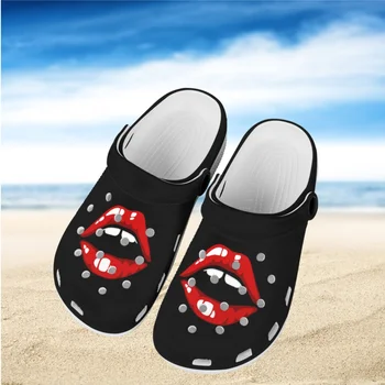 Nefes Takunya delik sandalet yaz açık plaj ışık rahat terlik dudak Desen kaymaz ev terliği Chaussure Femme