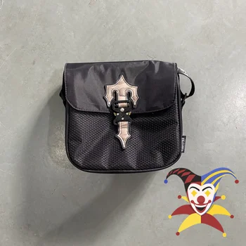 Siyah çanta tek omuz erkek kadın Dokuma kaplan Kamuflaj Eğilim cüzdan çanta
