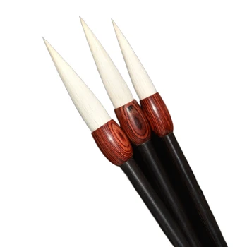 Çin Kaligrafi Fırçası Kalem Yün Saç Sanatçısı Boyama Fırçası Büyük Düzenli Komut Dosyası El Yazısı Koşu Komut Dosyası Fırça Caligrafia