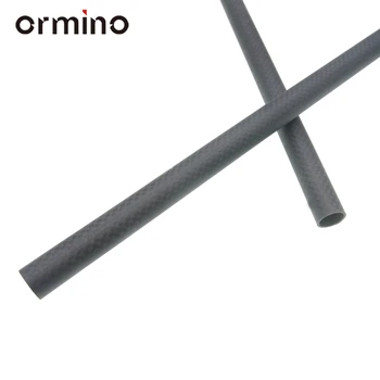 Ormino 2 ADET 11mm Tüp dıy drone iskeleti kol Iniş takımı Rc Drone kiti Multicopter 11mm X 9mm X 500mm Karbon Fiber tüp 11X9