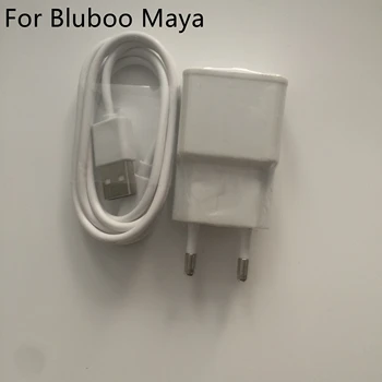 Yeni Seyahat Şarj Cihazı + USB kablosu USB Hattı Bluboo Maya Cep Telefonu 5.5 İnç 1280x720 MTK6580A Ücretsiz Kargo