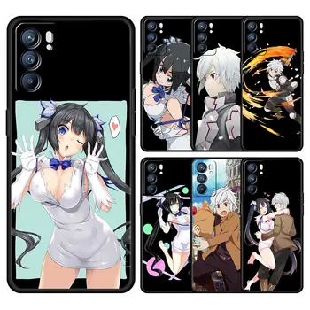 DanMachi Hestia Anime telefon kılıfı İçin Oppo A54 Reno7 SE Reno6 Pro Artı 5G Bulmak X5 A53 A52 A9 2020 A95 A16 A76 A74 A15 A12 Kapak