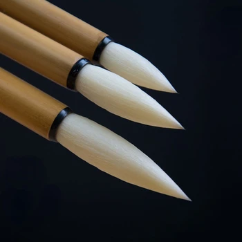 Çin Düzenli Komut Kaligrafi Fırçası Seti Yün Çoklu Saç Kaligrafi Uygulama Yazı Fırçası Kalem Caligrafia Tinta Çin