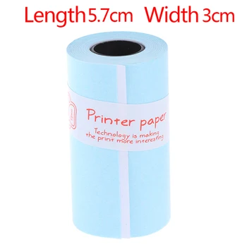 57 * 30mm 3 Rulo Yazdırılabilir Etiket kağıt rulosu Doğrudan Termal Kağıt Kendinden yapışkanlı Termal Yazıcı Ofis Malzemeleri
