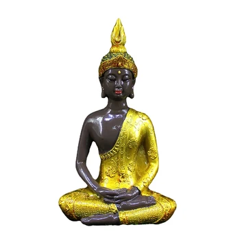 Buda Heykeli Büyük Tayland Buda Buda Heykel Reçine El Yapımı Budizm Hindu Fengshui Heykelcik Meditasyon