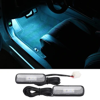 2 ADET araba ışık LED iç atmosfer ışığı Dekorasyon Lamba Ortam ayak Honda Civic 10TH 2018-2020