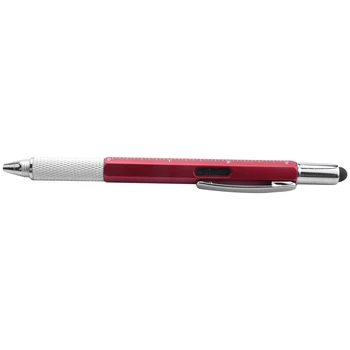 10 Adet 6 İn 1 Tükenmez Kalemler Hediye Çok Aracı Kalem Kişiselleştirilmiş Kalem Aracı Gadget Kalem Hediye Erkekler İçin Babalar Günü Hediyeleri