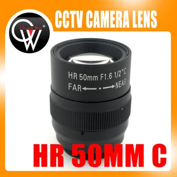1.5 MP 50mm lens Manuel Iris Sabit odak uzaklığı Lens 1/2