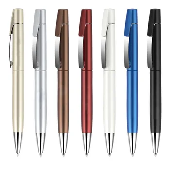 1 adet Moda İş Ofis Hediye Tükenmez Kalemler Basit Plastik 1mm Siyah Mürekkep Tükenmez Kalem Günlük Okul Yazma Malzemeleri