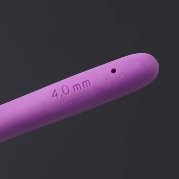Ergonomik Çok Renkli Tığ Hooks İplik Örme İğneler 2-8mm ile KILIF Aracı için