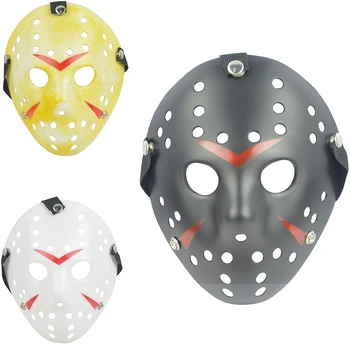 3 Adet Hokey Maskesi Kostüm Maske Prop Cosplay Masquerade Parti Cadılar Bayramı Süslemeleri Giyinmek