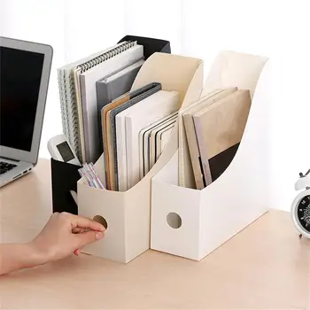 Kitap saklama kutusu Kullanışlı Katlanır Ofis Malzemeleri Masa Belge Kitap Depolama Sepeti Ev için