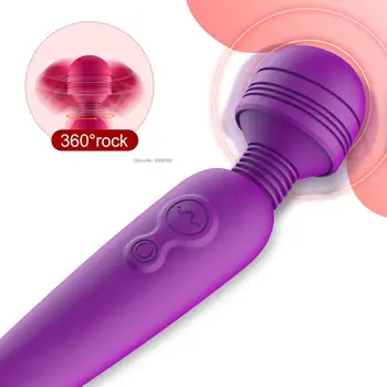 Bayanlara seks Oyuncakları Klitoris Vajina Stimülatörü G-spot Titreşimli Yapay Penis Çiftler için oyuncaklar Yetişkinler için 10 Modları AV Vibratör Seks Shop