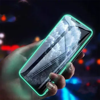 2022 Sıcak 2 ADET Aydınlık Temperli Cam iPhone 13 12 11 Pro Max Işık Filmi Ekran Koruyucu için iPhone 13 12 Mini XS Max X XR