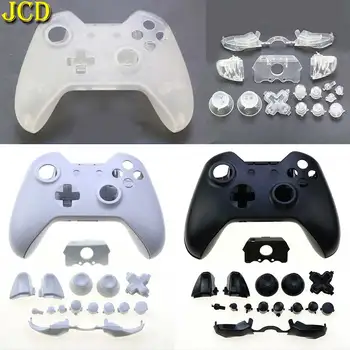 JCD Tam Kabuk ve Düğmeler mod seti Mat Denetleyici Özel Kapak Konut Xbox One Denetleyicisi İçin 3.5 mm Kulaklık Jakı