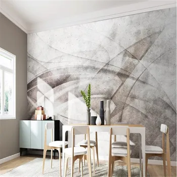 Milofi özel 3D duvar kağıdı duvar kağıdı modern minimalist soyut çizgiler degrade TV arka plan duvar tablosu