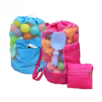 Katlanabilir Plaj saklama çantası İçin çocuk oyuncakları saklama çantası Tutucu Ebeveynlik Packbag Mavi / pembe