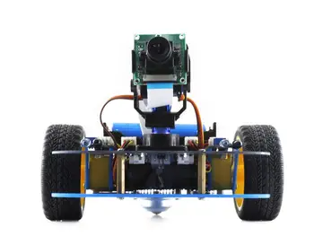 Waveshare AlphaBot robot yapı kiti Akıllı Araç Kiti için Ahududu Pi 3 Model B +(B Artı) içerir Ahududu Pi 3 Model B + Kamera