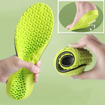 Ortopedik Spor Pelin ayakkabı tabanlığı Lateks Yumuşak Yastık Deodorant Nefes Ter Emici Spor Ayakkabı Mat