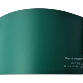 1. 52x18 m Ultimate Düz Vinil Karbon Fiber Paneller Karbon Fiber Plastik Oto Koruyucu Film Düz Çam Yeşil