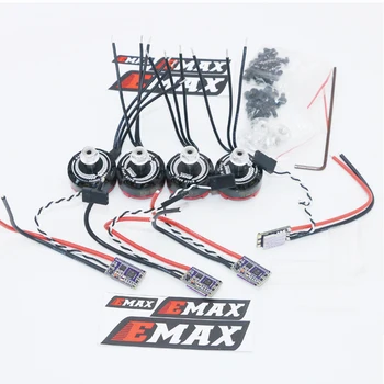 4 takım / grup EMAX RS2205S 2600KV 2300KV RaceSpec fırçasız motor + Mermi 30A BLHELİ_S D-SHOT Güç Combo RC Drone İçin perakende kutusu