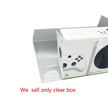 Şeffaf şeffaf kapak kutusu Xbox Serisi S XSS oyun konsolu Şeffaf Ekran depolama PET Kutusu 294.5 * 129 * 365mm