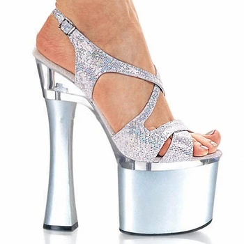 Sorbern 18 cm Kadın Sandalet Ayakkabı Yaz Tarzı Sandalias Mujer 2019 platform sandaletler Bayanlar Sandale Femme Artı Boyutu