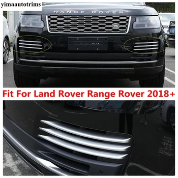 Ön Sis İşık Lambası Kaş Tampon Kapak Göz Kapağı Kapak Trim ABS Krom Aksesuarları Dış Land Rover Range Rover 2018 - 2021 İçin