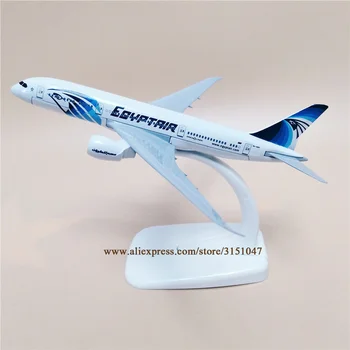 YENİ 16 cm Alaşım Metal Döküm Uçak MISIR Hava Boeing 787 B787 Havayolları Airways Uçak Model Uçak Modeli Çocuk Hediyeler