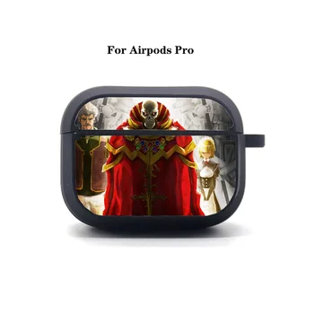 AirPods Pro Kulaklık çantası Anime Derebeyi AirPods Pro kılıf Kapak Apple Yumuşak Silikon Bluetooth Koruyucu kulaklık kutusu