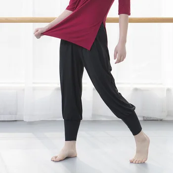 Yetişkin Modal Oryantal Dans harem Pantolon Pilili Yoga Şalgam Pantolon Kostüm Kadınlar için Dans Elbise Dansçı Giyim Giyim