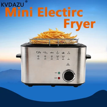 Elektrikli yağ fritöz çok fonksiyonlu ev dumansız fritözler yağ kızartma makinesi fırın patates kızartması ızgara tavuk Balık pot