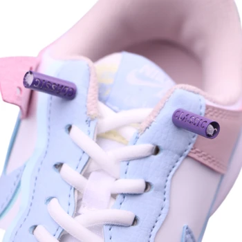 24 Renk Hiçbir Kravat Ayakabı Yuvarlak Elastik Ayakkabı Bağcıkları Çocuklar ve Yetişkin Sneakers Kapalı Ayakkabı Bağı Siyah Beyaz Hızlı Tembel Danteller Parayla