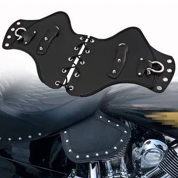 Harley Touring Softail Dyna XL Pan Amerika Hint İzci Gölge Motosiklet Deri Binici Yan Eyer İsı Kalkanı Deflektör