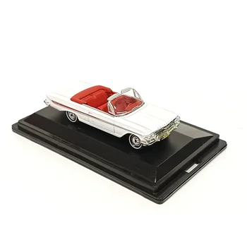 Diecast Alaşım 1: 87 Ölçekli Impala Bej Cabrio Araba Modeli Yetişkin Klasik Koleksiyonu Ekran Statik Dekorasyon Süs